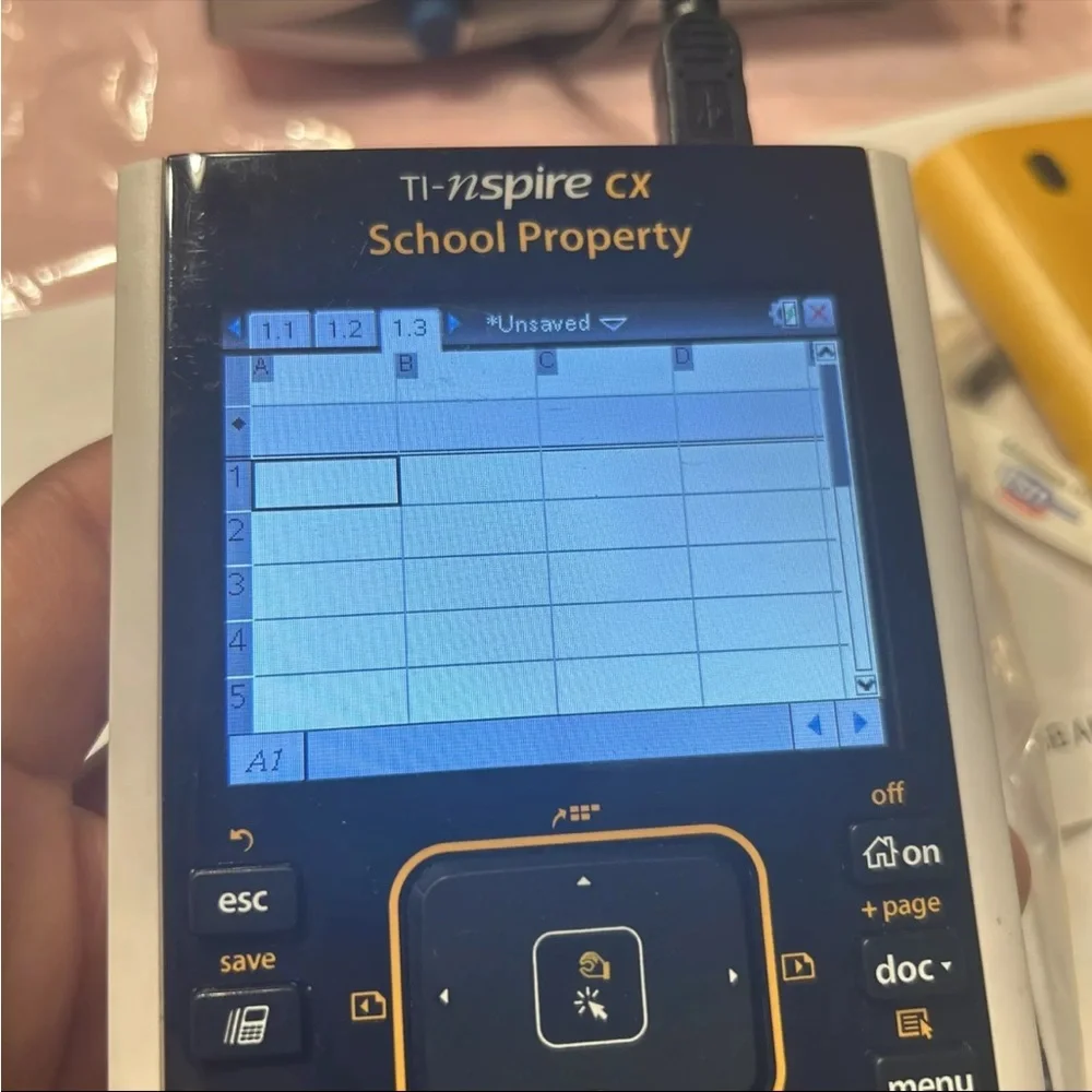 Texas Instruments TI Nspire CX Graphing Calculator With Case And Cover Tested